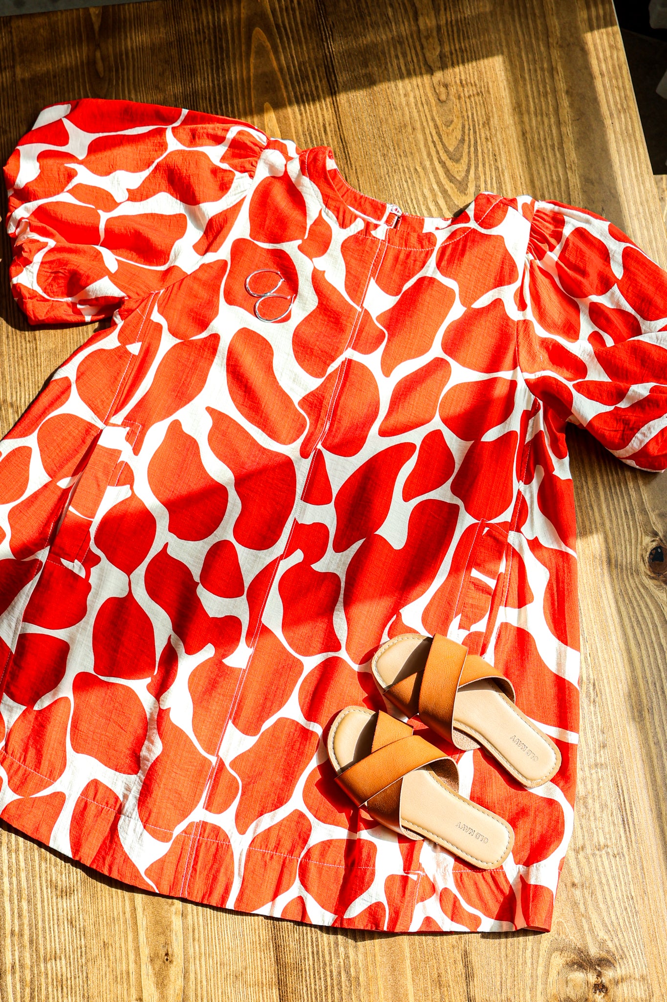 Abstract Print Dress
