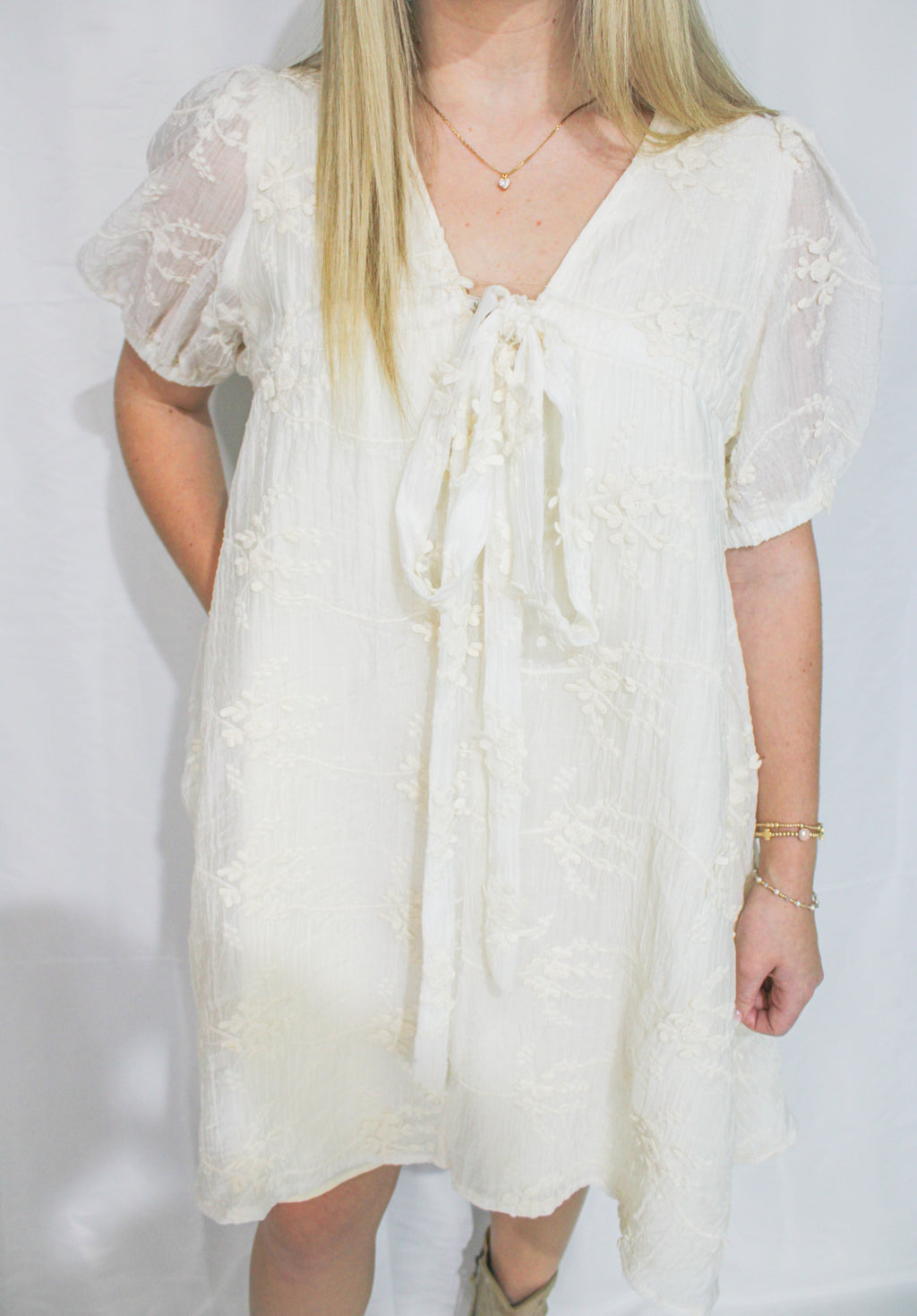 Ivory Lace Dress
