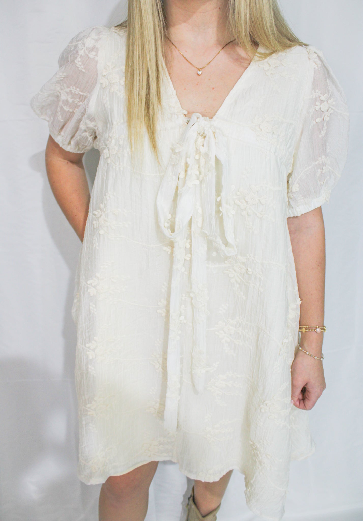 Ivory Lace Dress