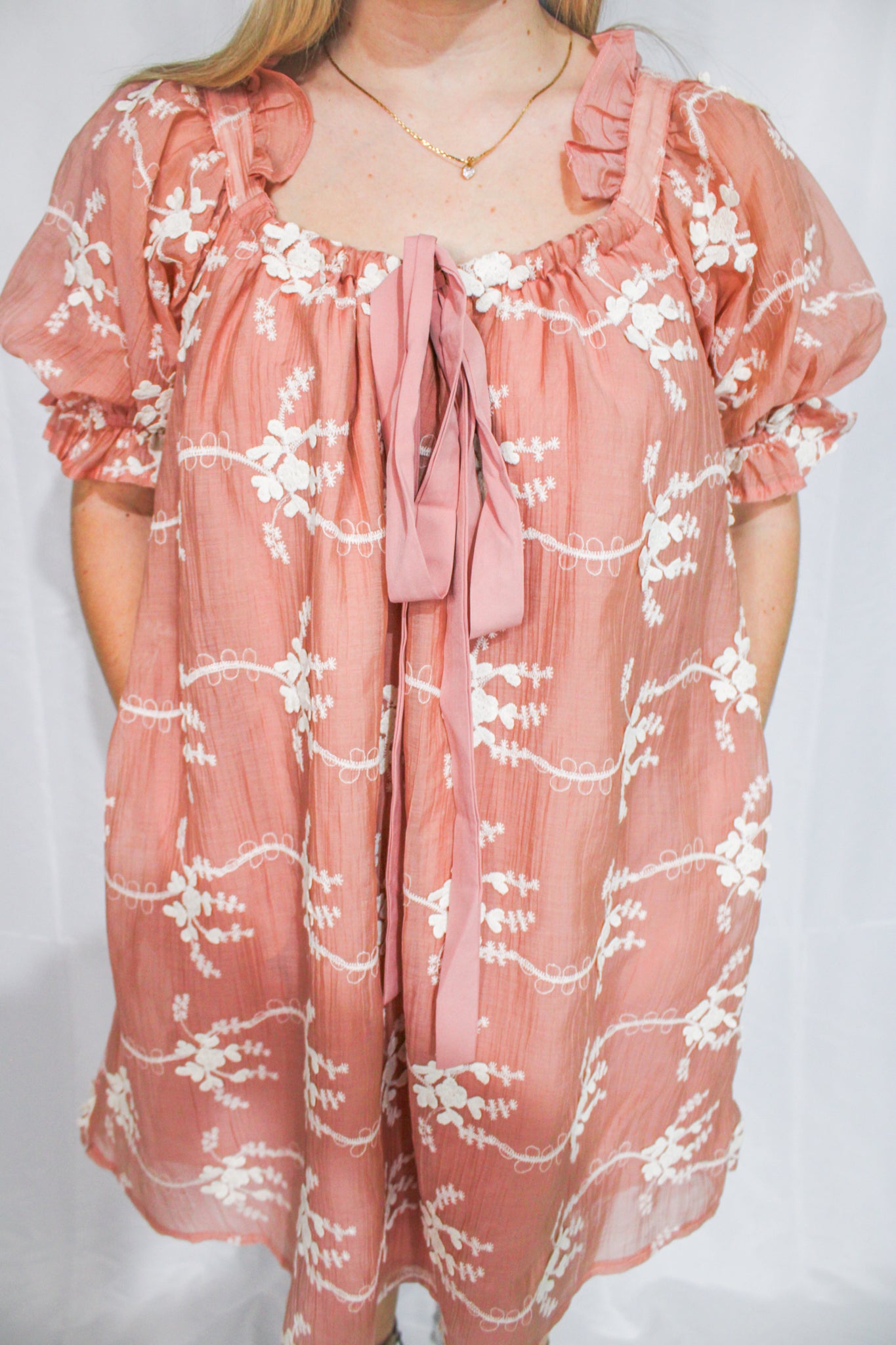 Blush Lace Dress